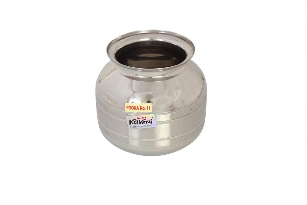 Kaveri Stainless Steel Water Storage Lota Chambu Kalash Container Tumbler, 1000 ML