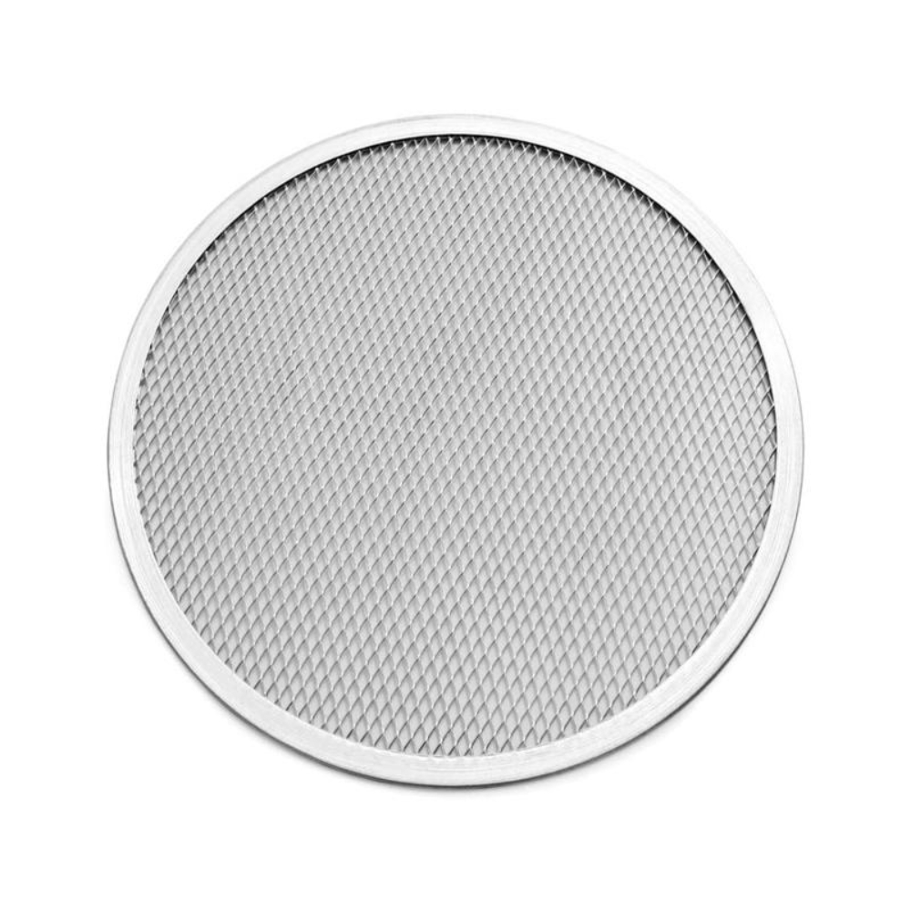 HAZEL Aluminum Pizza Mesh Tray | 8 Inch Round Baking Screen for Crispy Crust