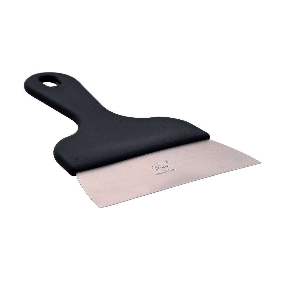 Flair Choclate Scraper 6 \\ Black Handle\