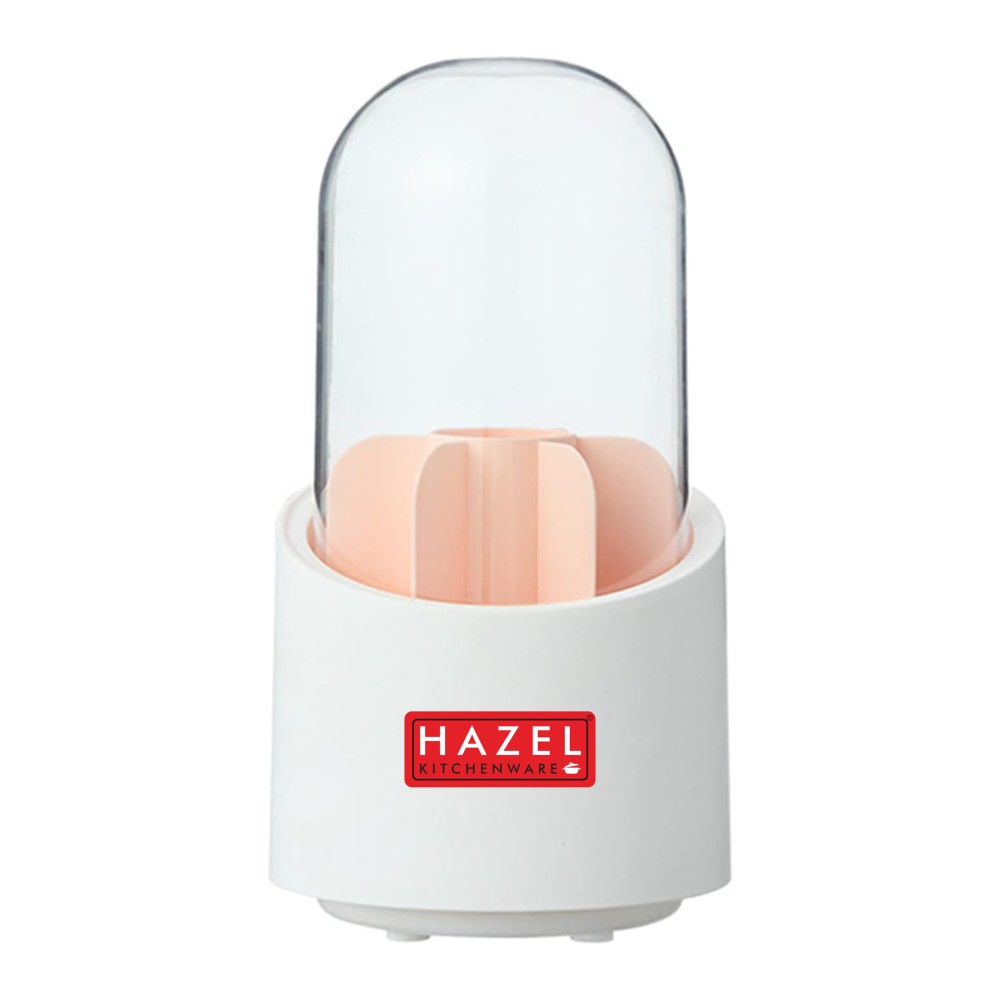 HAZEL Multi-Purpose Organizer with Lid for Kitchen Tools, Spoons, Stationery, Pens & More - Cream