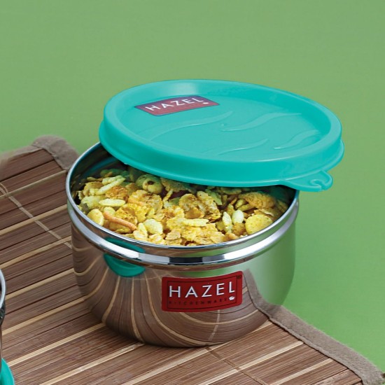 HAZEL Tiffin Box for Office With Airtight lid | Stainless Steel Lunch Box