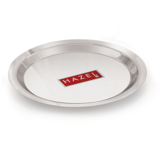 HAZEL Stainless Steel Lid Tope Cover Plates Ciba For Kadhai Vessels Pot Tope, 18.8 cm