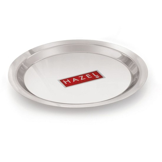 HAZEL Stainless Steel Lid Tope Cover Plates Ciba Only For Kadhai Vessels Pot Tope, 13.5 cm