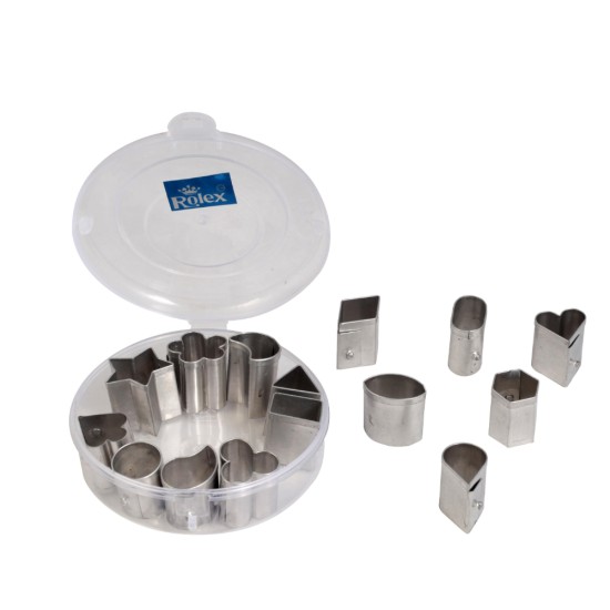 Rolex Pastry & Biscuit Cutters K09 Small 15 in 1