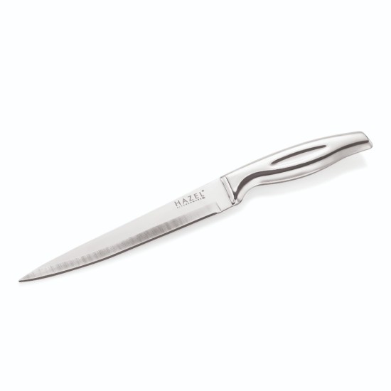 HAZEL Stainless Steel Sharp Paring Knife for Kitchen | Kitchen Knife with Handle, Silver