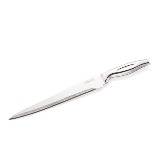 HAZEL Stainless Steel Sharp Carving Knife for Kitchen | Kitchen Knife with Handle, Silver