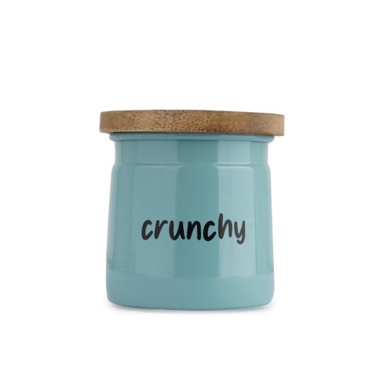 HAZEL Air Tight Containers for Snacks | Crunchy Small Snacks Storage Containers with Lid, Teal, 225 ML