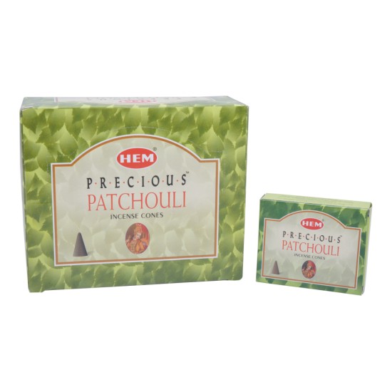 HEM Precious Patchouli Fragrance Incense Cones (295 gms)