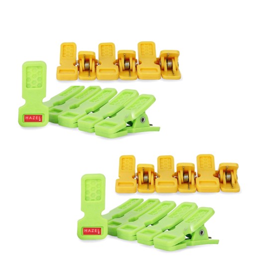 HAZEL Plastic Cloth Clips For Drying Clothes | Chimti For Clothes | Dress Clips For Wet Clothes| Dress Clip Set of 24