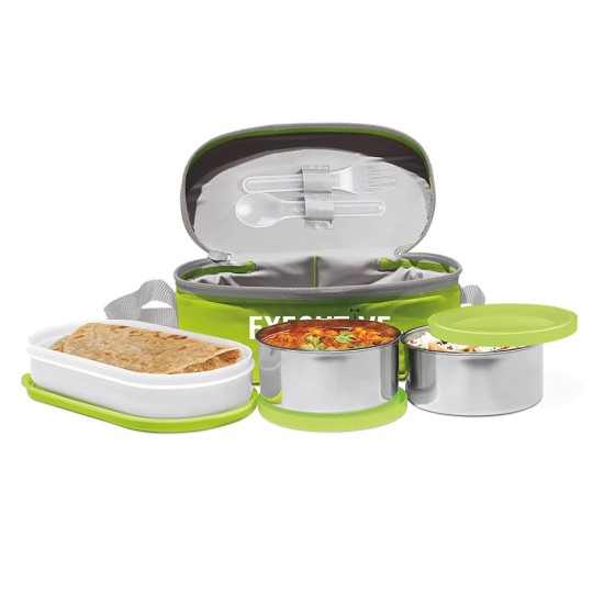 Milton Executive Lunch Box Set of 3 Containers, Green