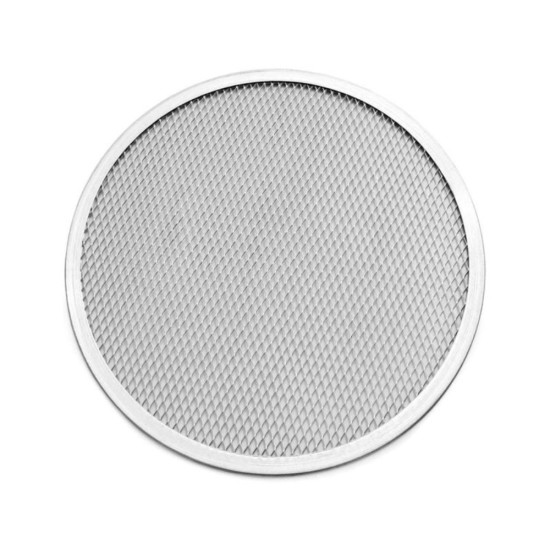 HAZEL Aluminum Pizza Mesh Tray | 8 Inch Round Baking Screen for Crispy Crust