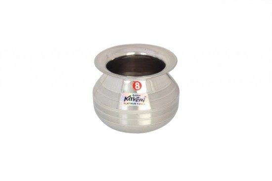 Kaveri Stainless Steel Water Storage Lota Chambu Kalash Container Tumbler, 600 ML